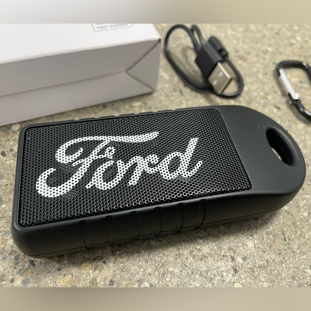 New in Box, Never Used, Ford Wireless Bluetooth Speaker & Charger, Black